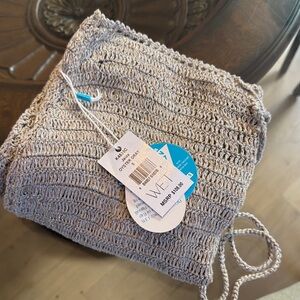 Gray Knit skirt/beach cover